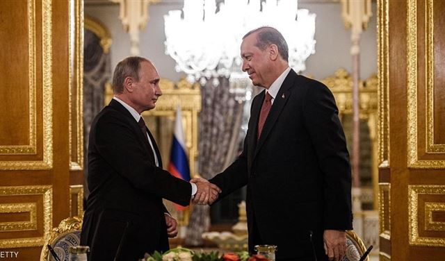 أردوغان يبحث مع بوتن المفاوضات السورية أردوغان يبحث مع بوتن المفاوضات السورية