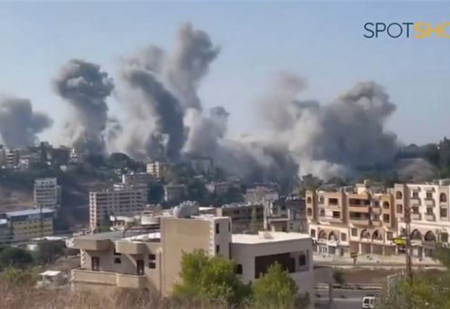 غارات "عنيفة" على النبطية (فيديو)