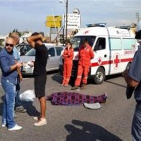 قتيل وجريح  في حادث صدم على طريق نحلة بعلبك
