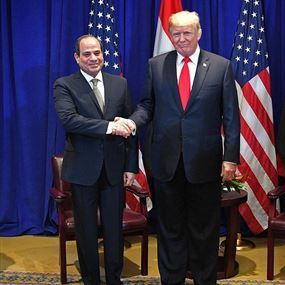 السيسي يصف ترمب بالشخصية العظيمة  السيسي يصف ترمب بالشخصية العظيمة