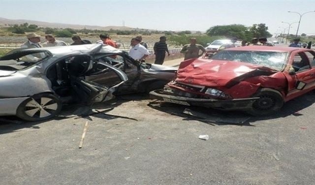 جريحان في تصادم بين 3 مركبات على طريق عيتا الجبل