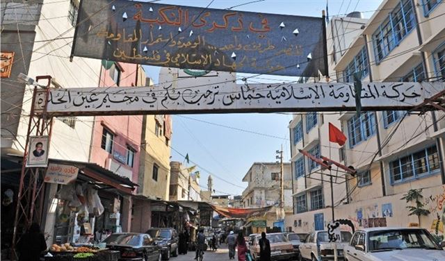 انفجار قنبلة في عين الحلوة انفجار قنبلة في عين الحلوة