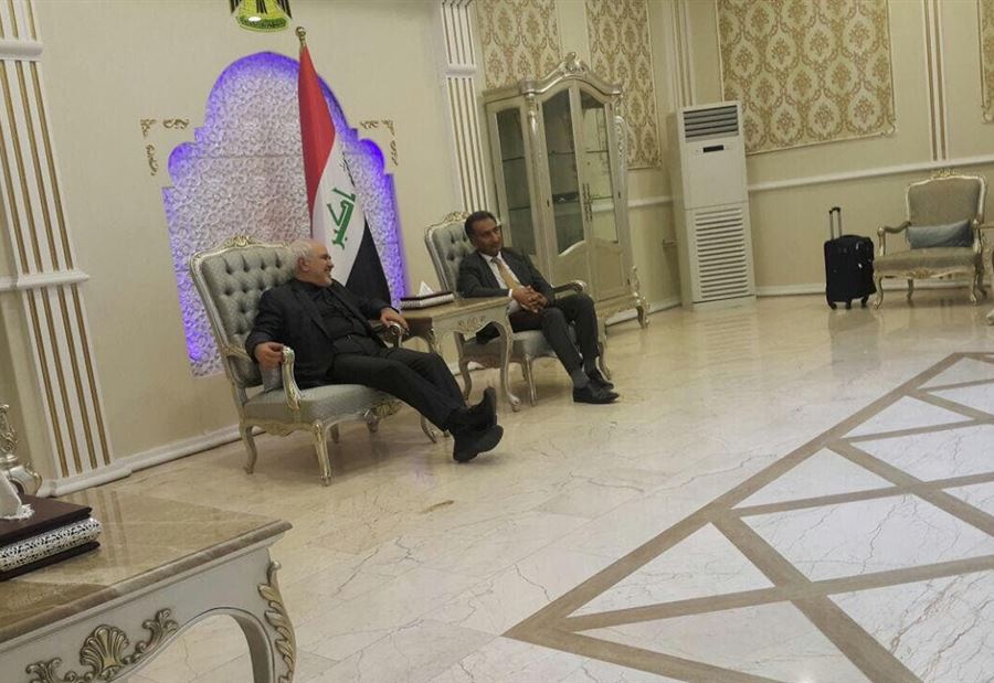 ظريف بالعراق ونائبه إلى قطر.. سعيا لوساطة مع أميركا