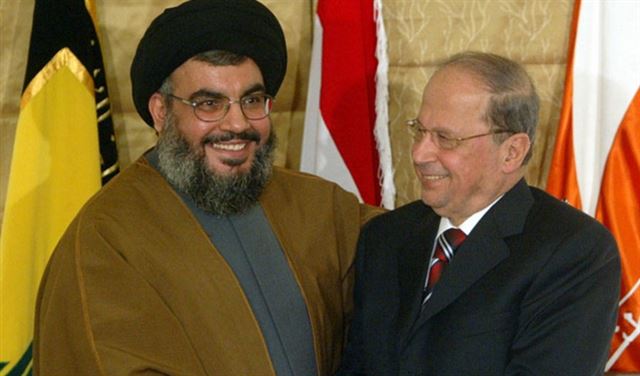 هكذا استقبل نصرالله عون..