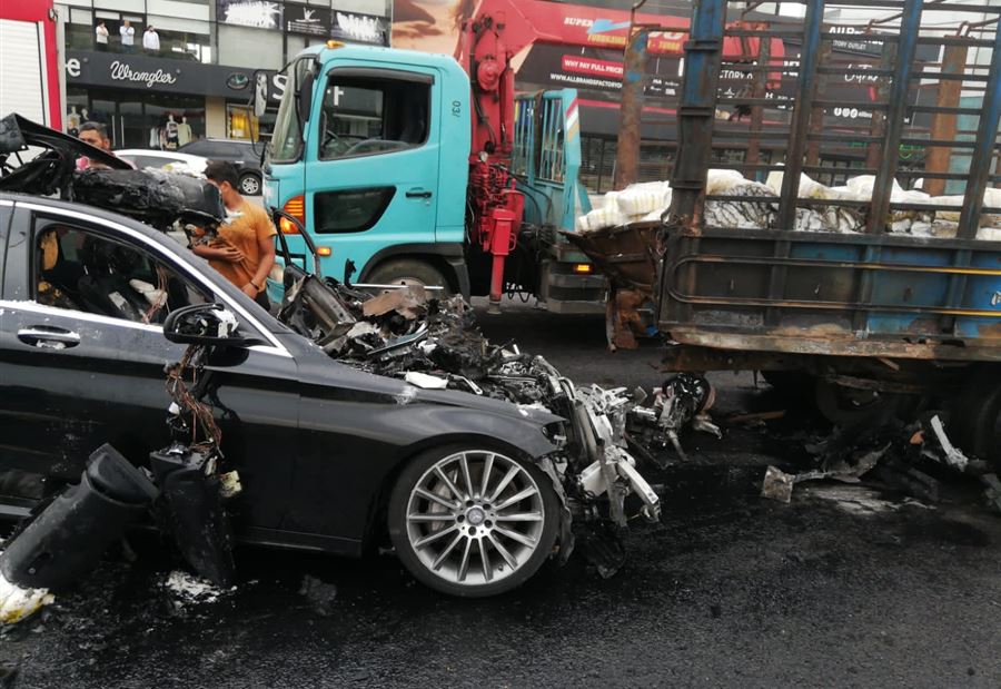 قتيل نتيجة حادث تصادم على طريق النقاش! قتيل نتيجة حادث تصادم على طريق النقاش!