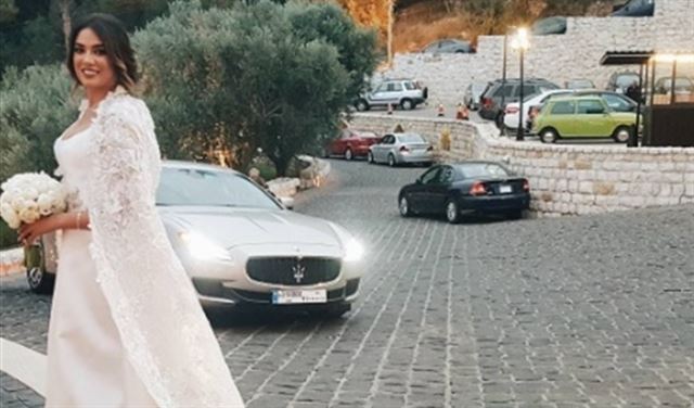 الصور الاولى من زفاف نادين نجيم "الملكي"