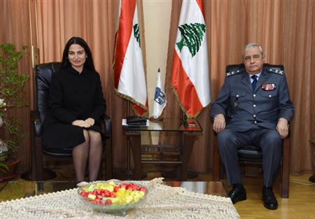 بصبوص استقبل مريام سكاف في زيارة شكر