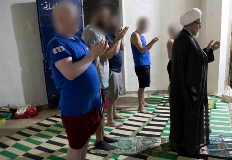 بالصّور: صلاة عيد الأضحى في سجن رومية