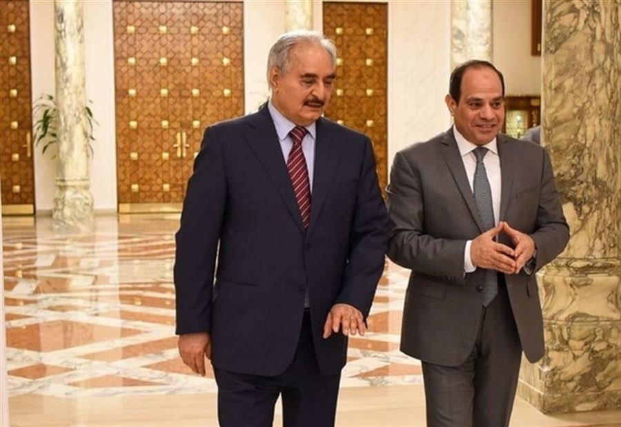السيسي وحفتر يلتقيان في قصر الاتحادية بالقاهرة