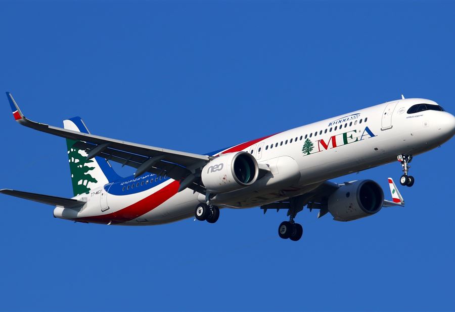 طيران الشرق الأوسط تنشر جدول رحلات يوم السبت