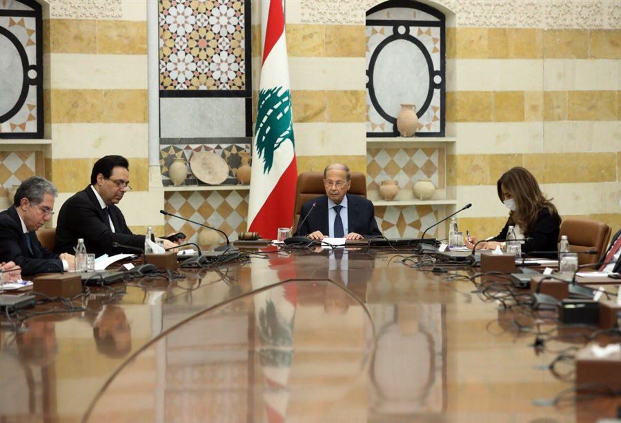 عون: حريق المرفأ قد يكون عملاً تخريبياً مقصوداً