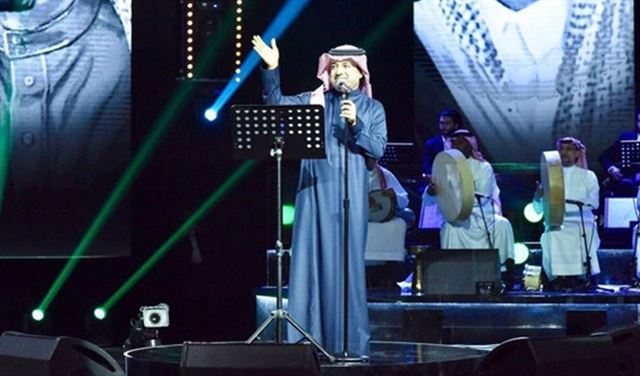 فنان العرب وراشد الماجد يطربان عرس الرياض!