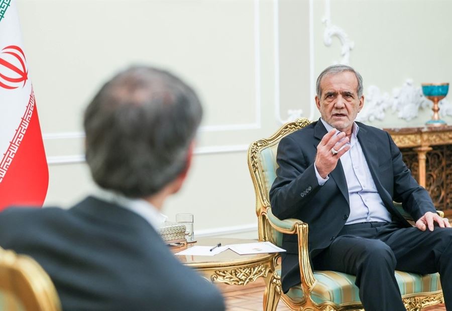 بزشكيان: إيران لا تسعى لامتلاك أسلحة نووية