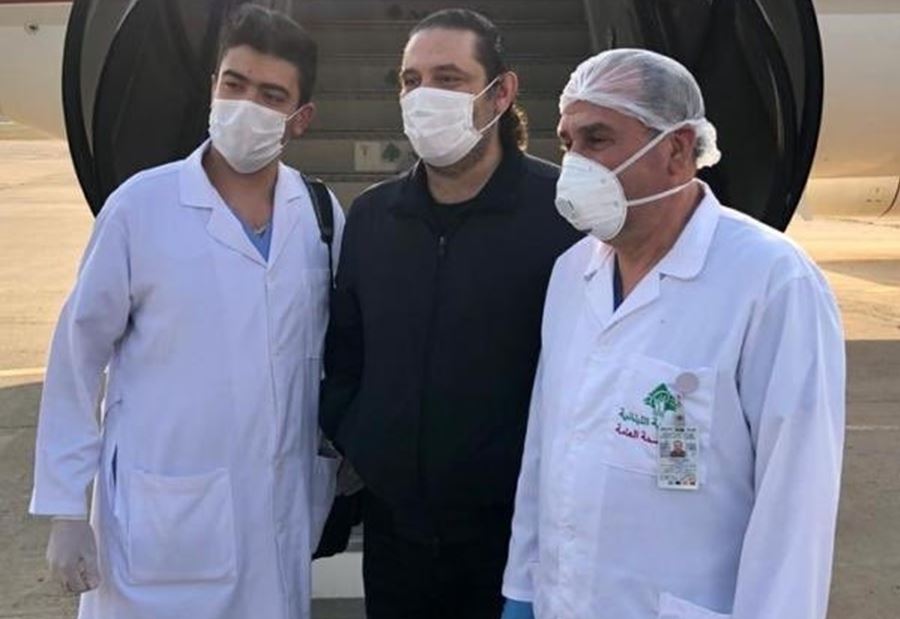 هل أعطى دياب الاذن لهبوط طائرة الحريري؟
