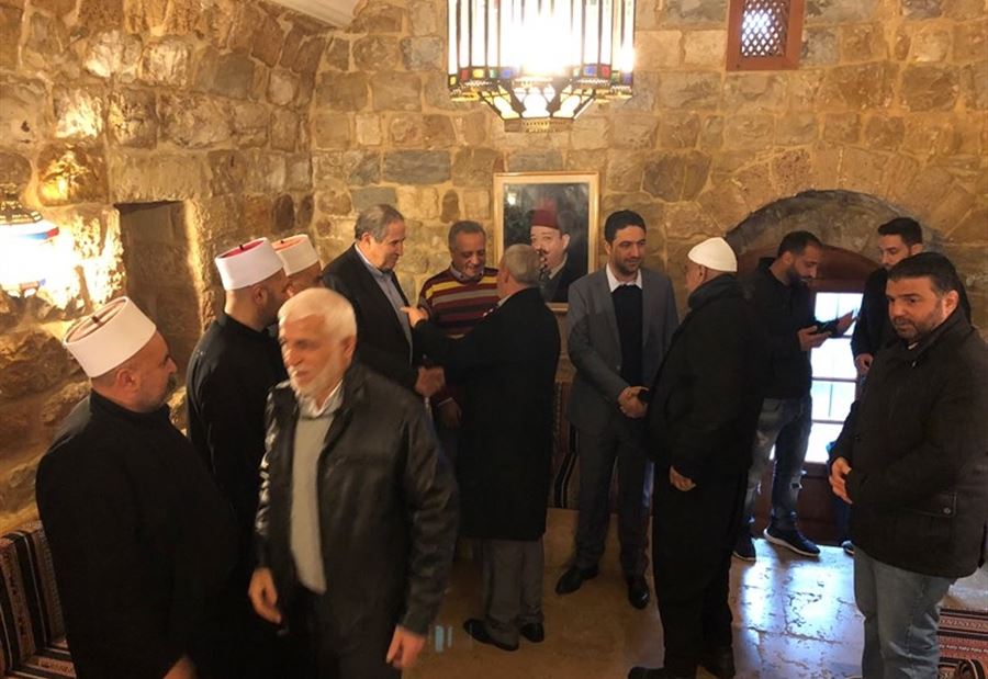  أرسلان كلف الغريب متابعة الإنهيار الحاصل في عرمون