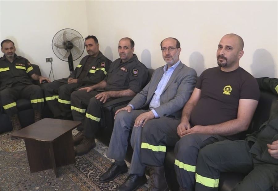 الموسوي التقى وفدا من متطوعي الدفاع المدني: يستحقون التثبيت