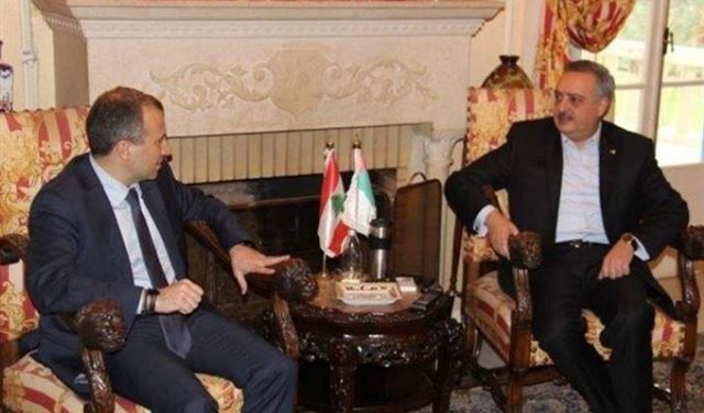 لقاءات متنقلة بين باسيل  وأرسلان  لقاءات متنقلة بين باسيل  وأرسلان