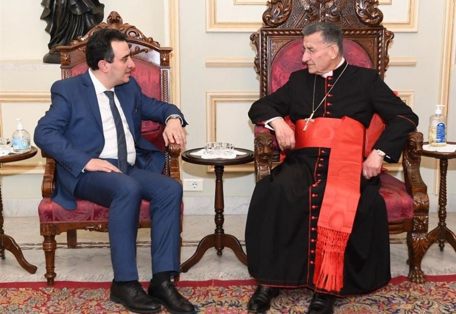 رازي الحاج من بكركي: على اللبنانيين الإختيار في 15 أيار بين لبنان الإزدهار ولبنان الحرب والدمار 