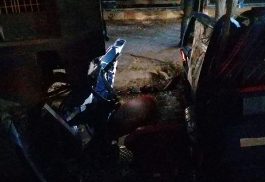 بالصور: جريح اثر حادث صدم في صيدا بالصور: جريح اثر حادث صدم في صيدا