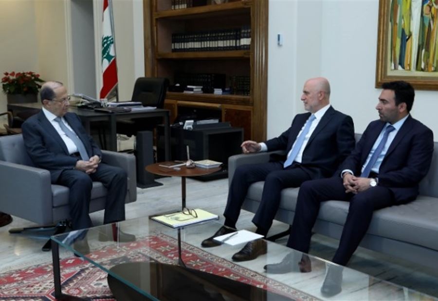 عون التقى فنيانوس وابرق معزياً بضحايا الطائرة الاثيوبية