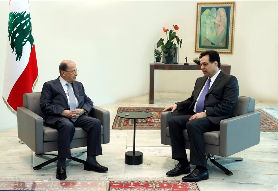 دياب في بعبدا