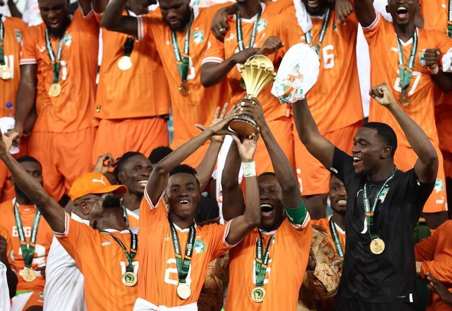 للمرة الثالثة بتاريخها... ساحل العاج تتوّج بكأس الأمم الأفريقية للمرة الثالثة بتاريخها... ساحل العاج تتوّج بكأس الأمم الأفريقية