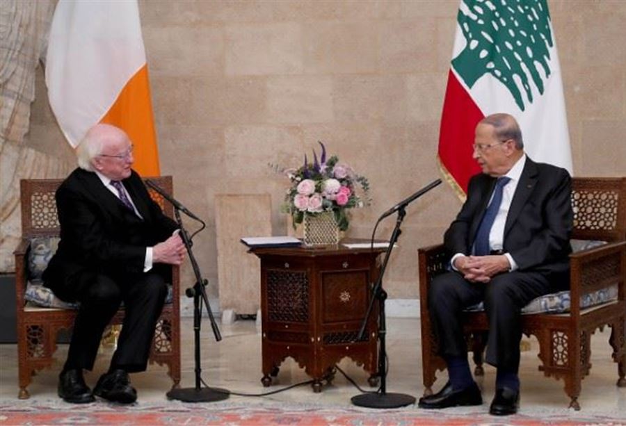 عون:  لبنان متمسك بالاحترام الكامل للقرار 1701 