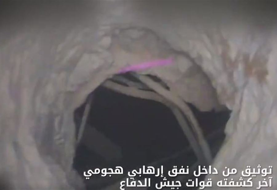 ادرعي ينشر فيديو جديد يقول انّه لأنفاق حزب الله