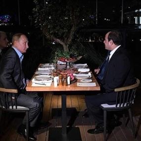 السيسي يغرد بعد لقاء بوتين في سوتشي