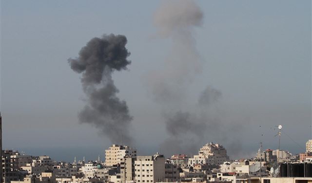 استهداف إسرائيلي لمواقع "حماس" في غزة استهداف إسرائيلي لمواقع "حماس" في غزة