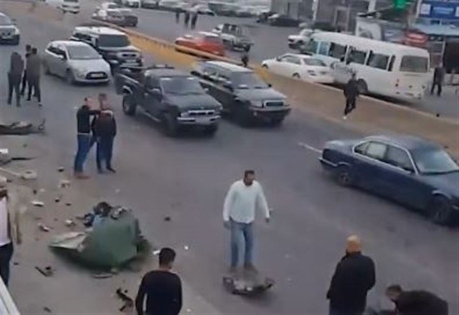 بالفيديو: حادث سير "مروع" على أوتوستراد حالات!