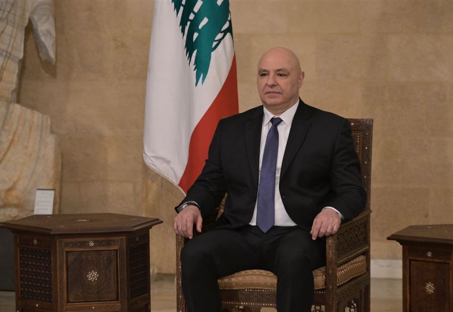 الصور الأولى لعون من قصر بعبدا