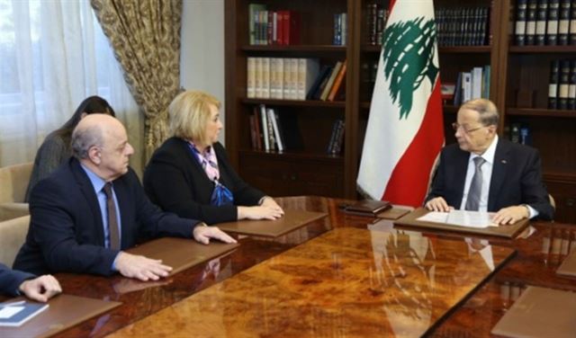 مضمون لقاء عون ورئيسة المحكمة الدولية الخاصة بلبنان مضمون لقاء عون ورئيسة المحكمة الدولية الخاصة بلبنان