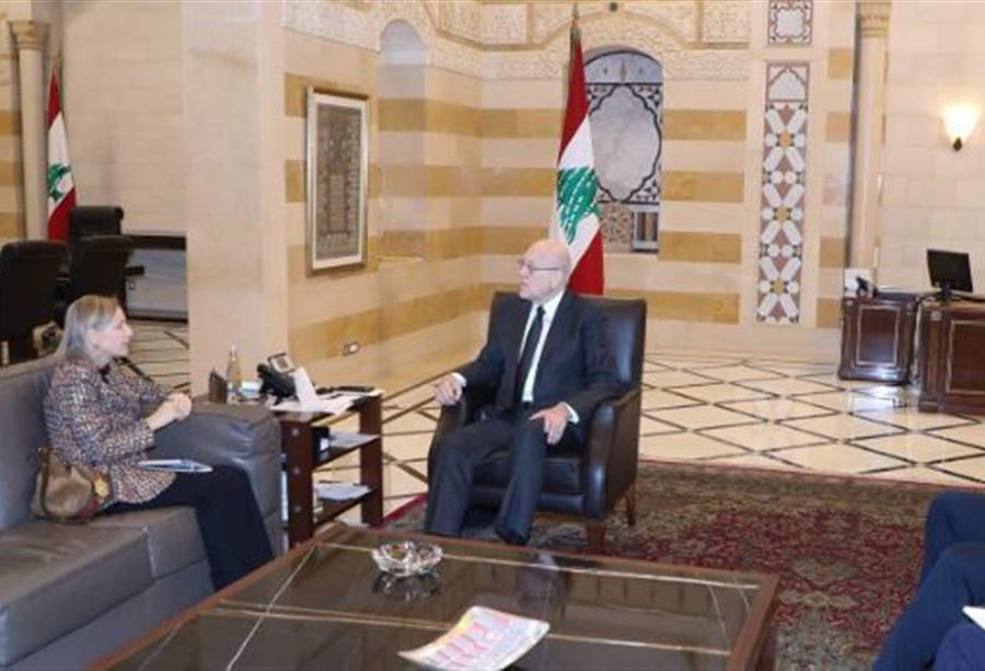 ميقاتي لـكلاوس: للنظر في وضع "الاونروا" في لبنان ميقاتي لـكلاوس: للنظر في وضع "الاونروا" في لبنان