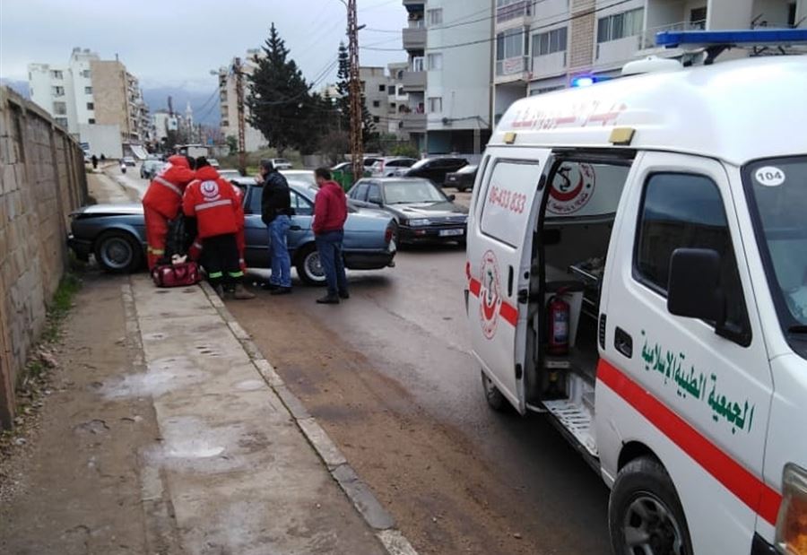 جريح بحادث اصطدام في طرابلس  جريح بحادث اصطدام في طرابلس