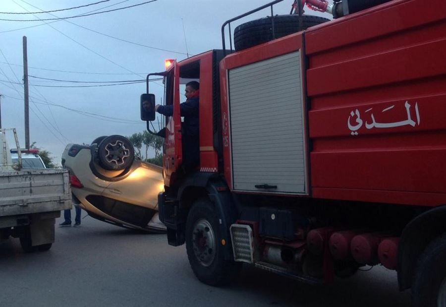 بالصور: جريح في بقاق الدين 