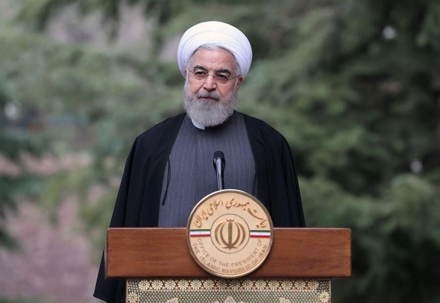 روحاني:  الشعب الإيراني حوّل الكارثة الى ملحمة 