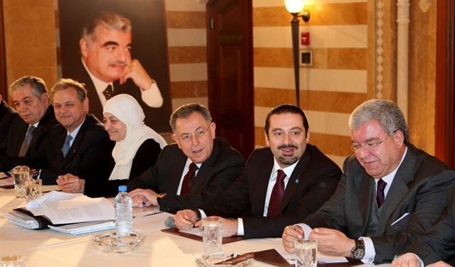 كتلة المستقبل مجتمعة برئاسة الحريري