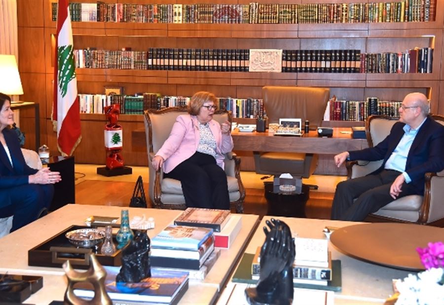 ليف وشيا على مائدة إفطار ميقاتي