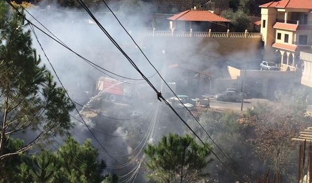 اندلاع حريق هائل في حاصبيا