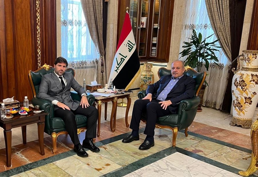 الخبير في الشّؤون الأمنيّة حسن حريري بحث و وزير الدفاع العراقي سبل النّهوض في مجال الأمن السيبراني
