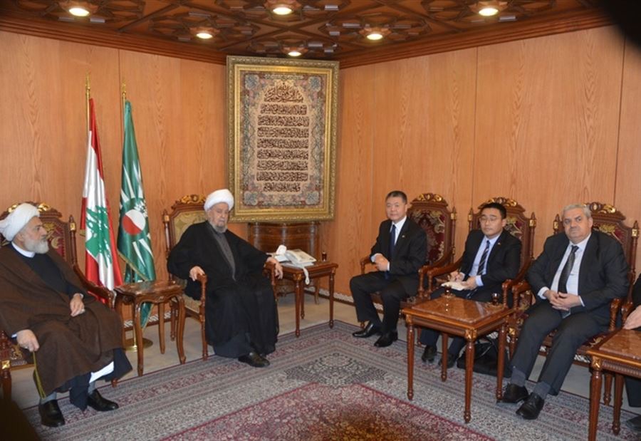 قبلان استقبل السفير الصيني: الإرهاب والتطرف آفة شيطانية