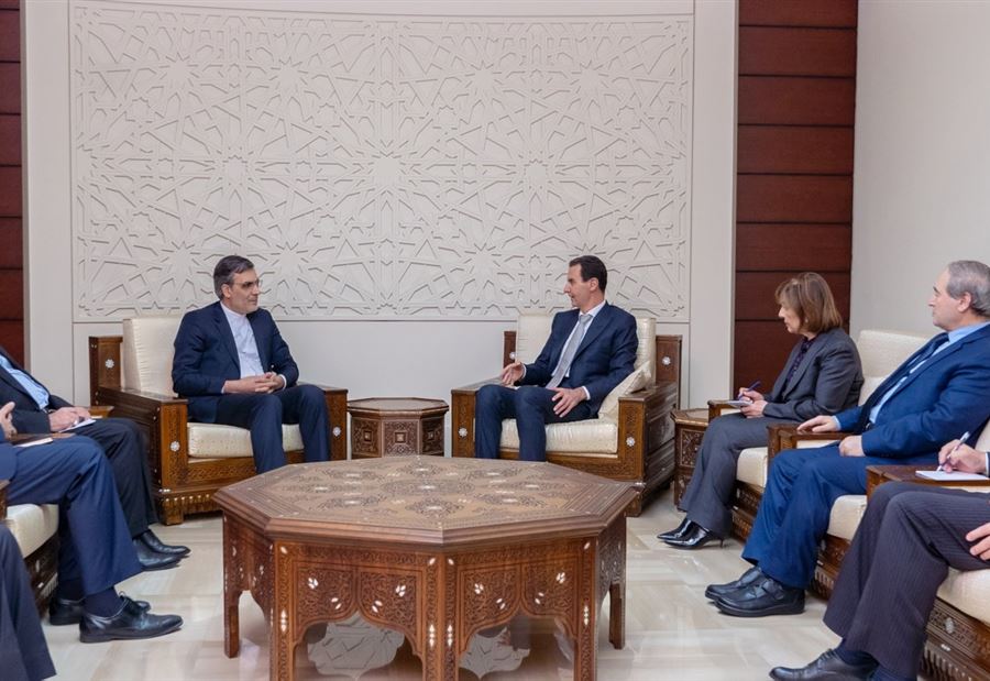 بعد لقائه بالبشير... الأسد يجتمع مع مسؤول إيراني كبير 