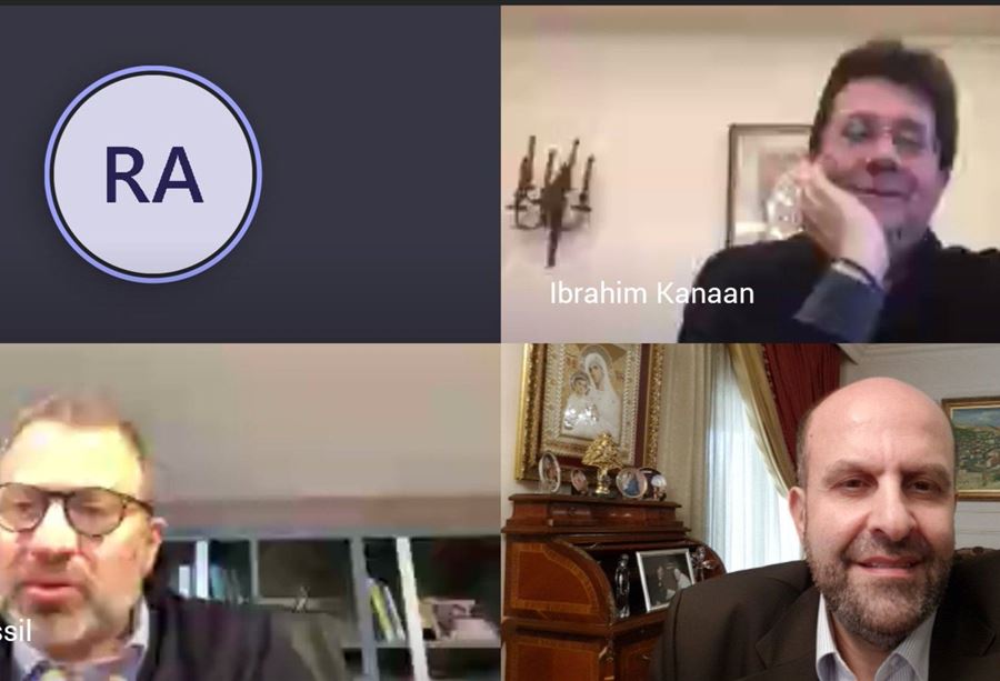 بالصورة: "video call" لباسيل مع نوّابٍ في "التيّار"