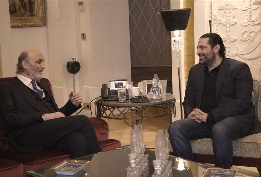 بالصور: الحريري وجعجع معاً في باريس