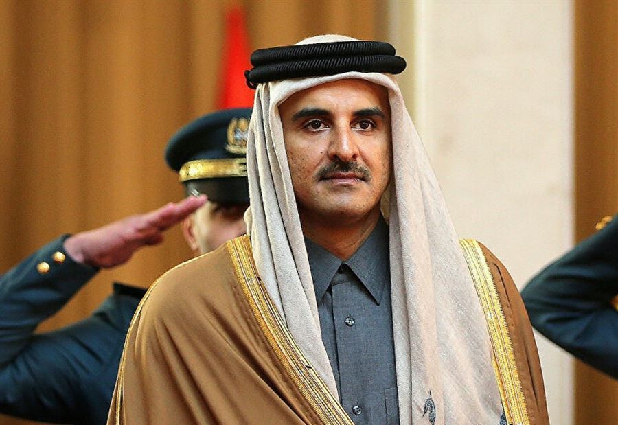 أمير قطر يتصل بعون... وأمر بإرسال مستشفيات ميدانية 