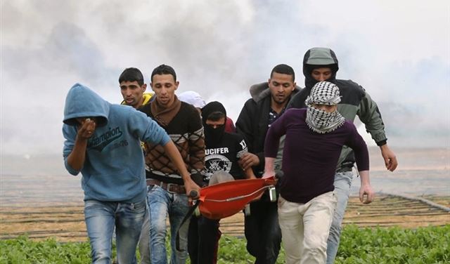 استشهاد فلسطيني في مواجهات مع الاحتلال بغزة