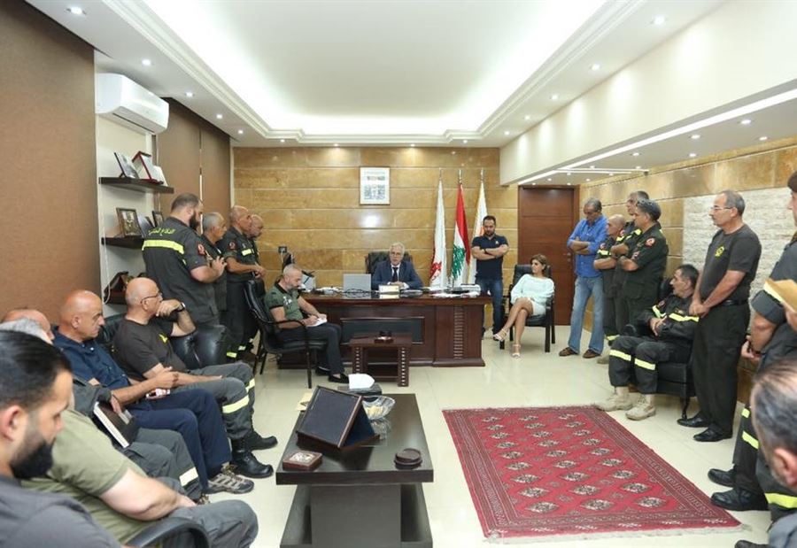 العميد خطار: لرفع الجهوزية مع سيطرة الطقس الحار