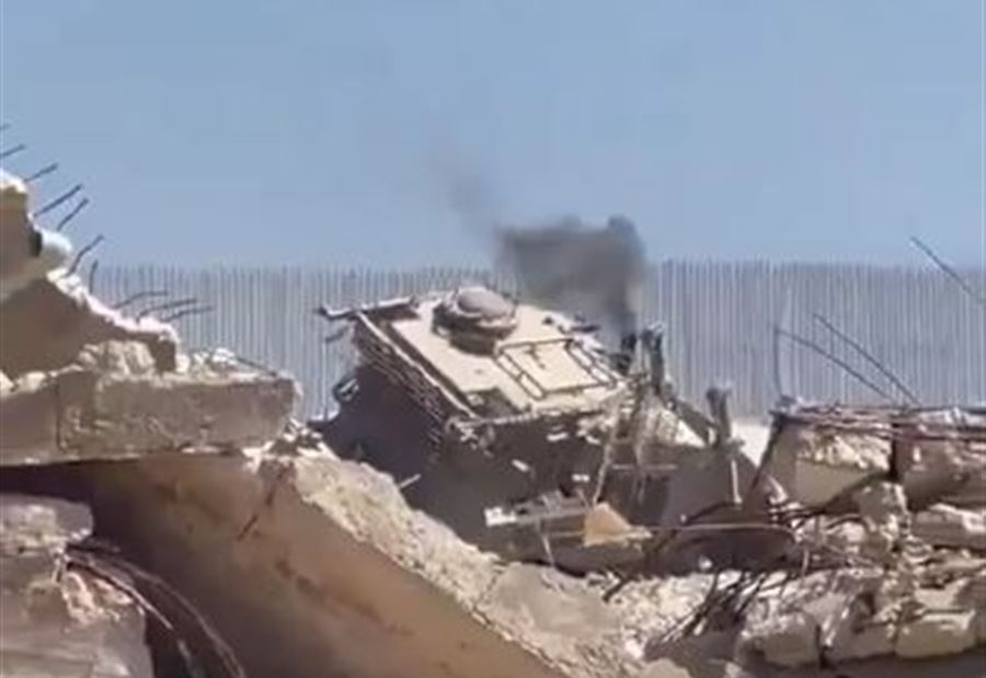 بالفيديو: إنقلاب آلية إسرائيلية في الجنوب!