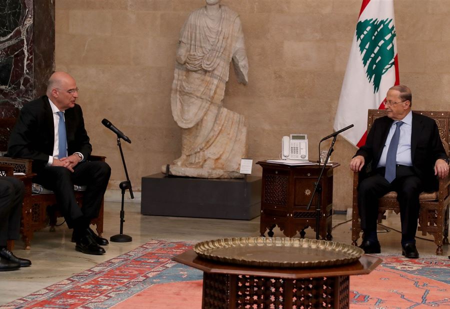 وزير الخارجية اليوناني يؤكد استعداد بلاده لدعم لبنان